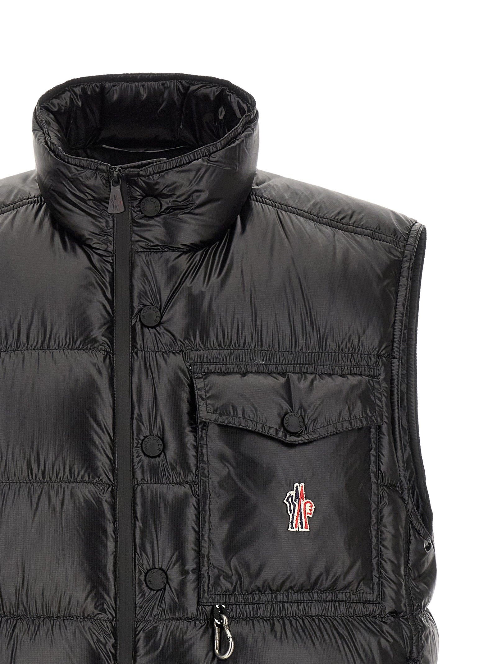 Black Polyester Shell Jacket