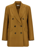 Brown Viscose Blazer