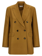 Brown Viscose Blazer