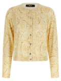 Bicolor Silk Cardigan