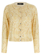 Bicolor Silk Cardigan