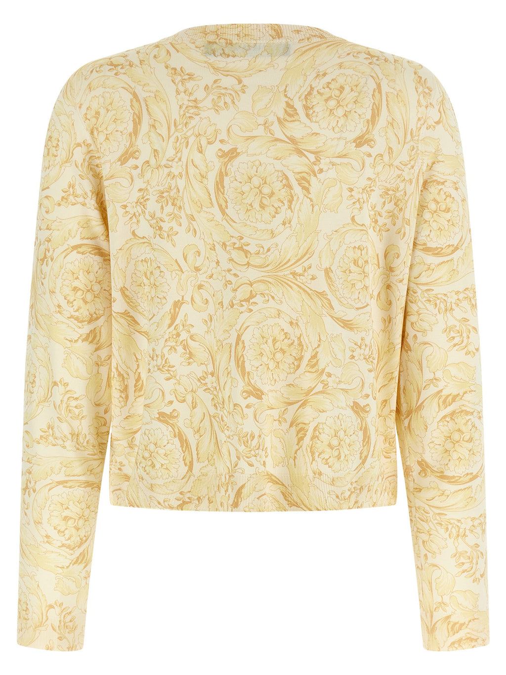 Bicolor Silk Cardigan