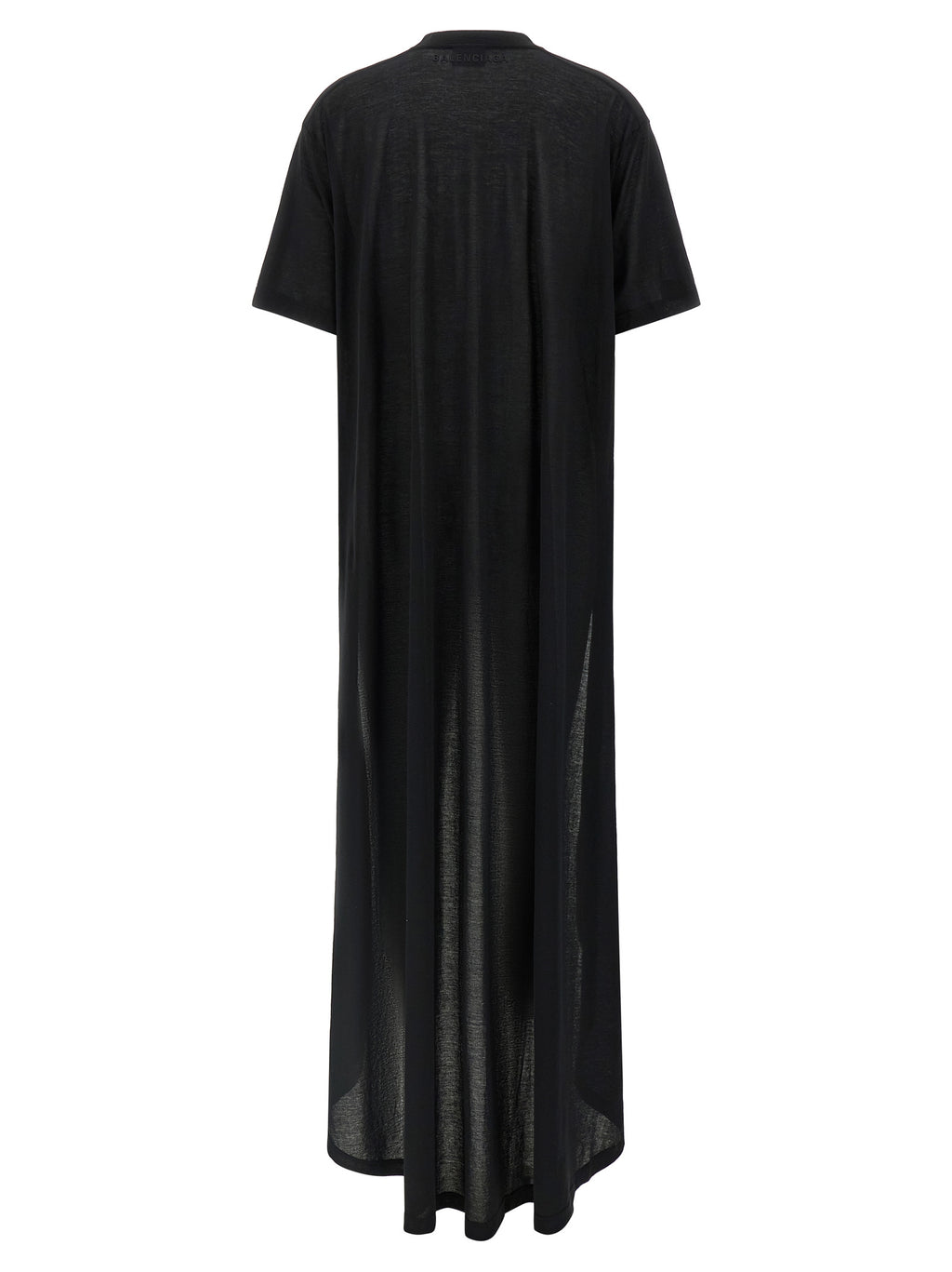 Black Cotton Casual Dress