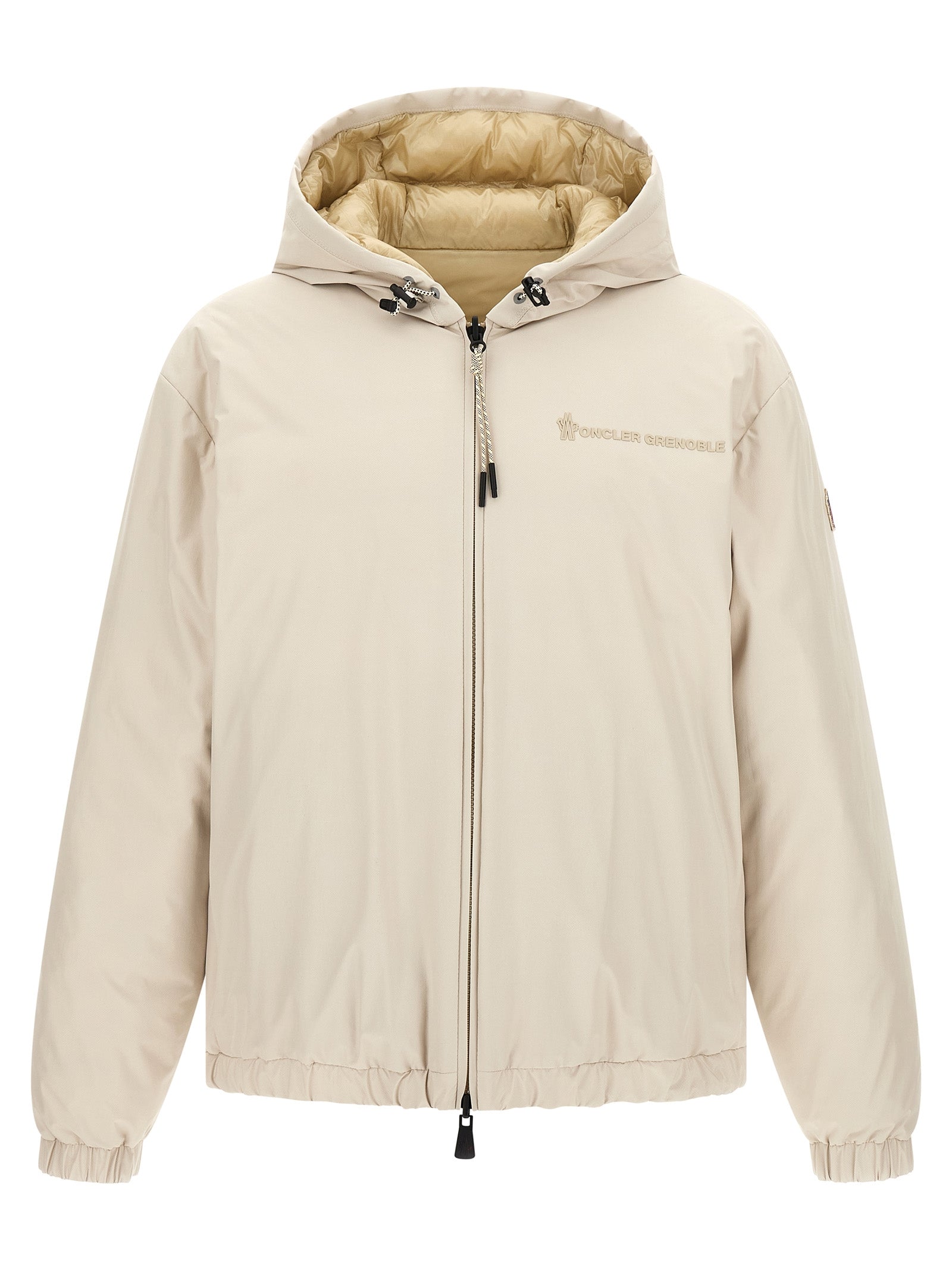 Beige Polyamide Shell Jacket