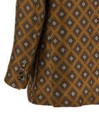 Brown Silk Blazer