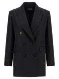 Black Viscose Blazer