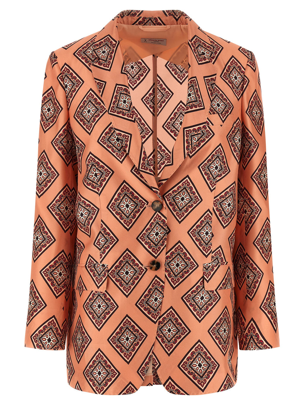 Multicolor Silk Blazer
