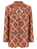 Multicolor Silk Blazer
