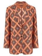 Multicolor Silk Blazer