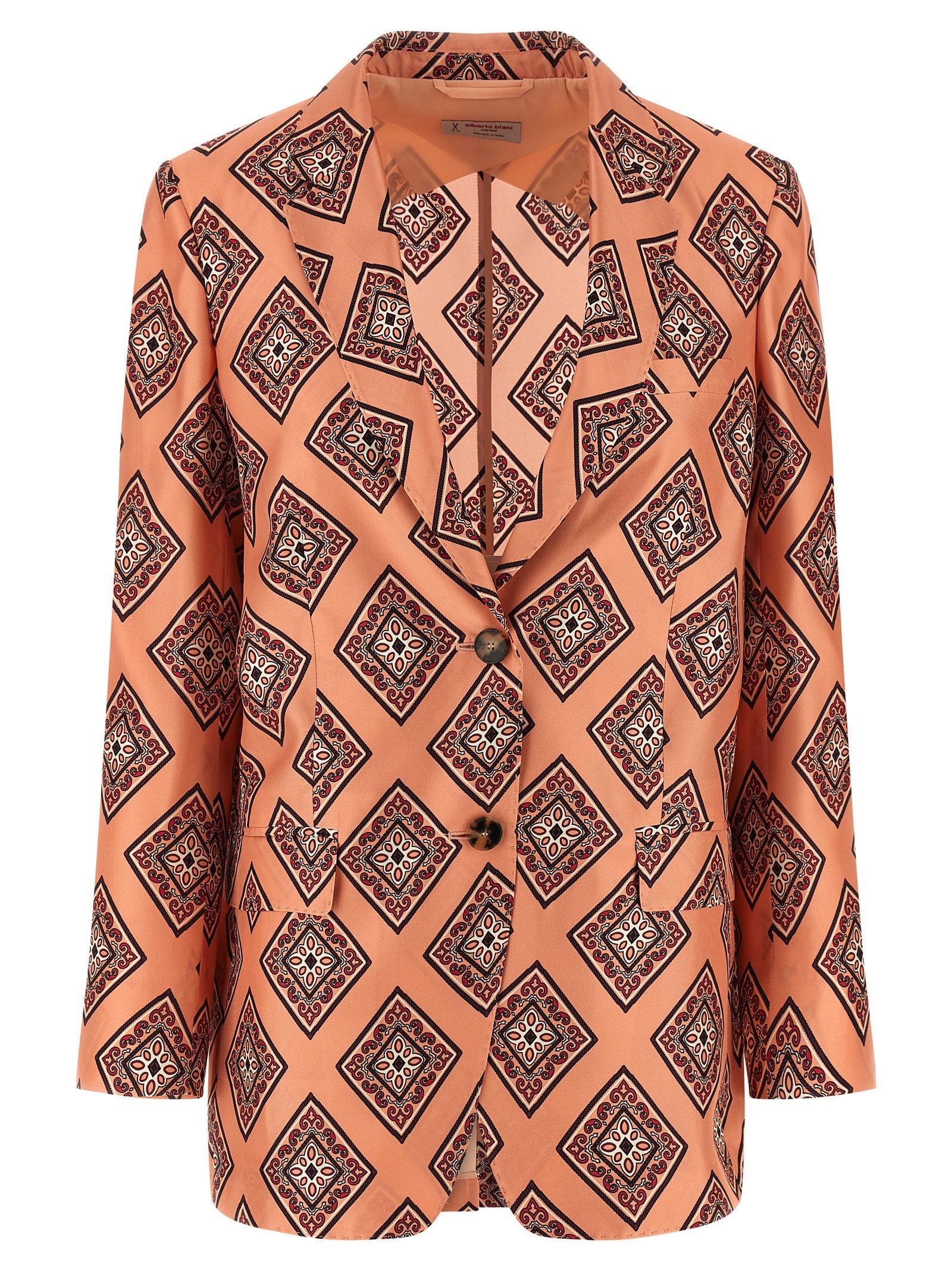 Multicolor Silk Blazer