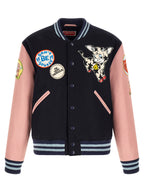 Multicolor Wool Bomber