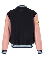 Multicolor Wool Bomber