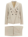 Beige Cotton Blazer