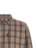 Beige Cotton Full-Length Jacket