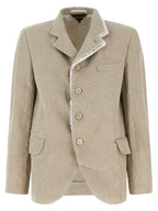 Beige Linen Blazer