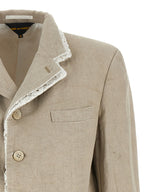 Beige Linen Blazer