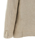 Beige Linen Blazer