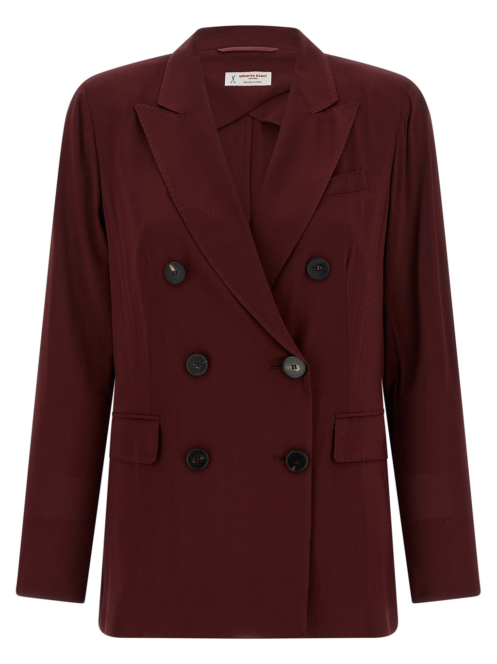 Bordeaux Viscose Blazer