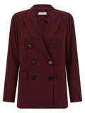 Bordeaux Viscose Blazer