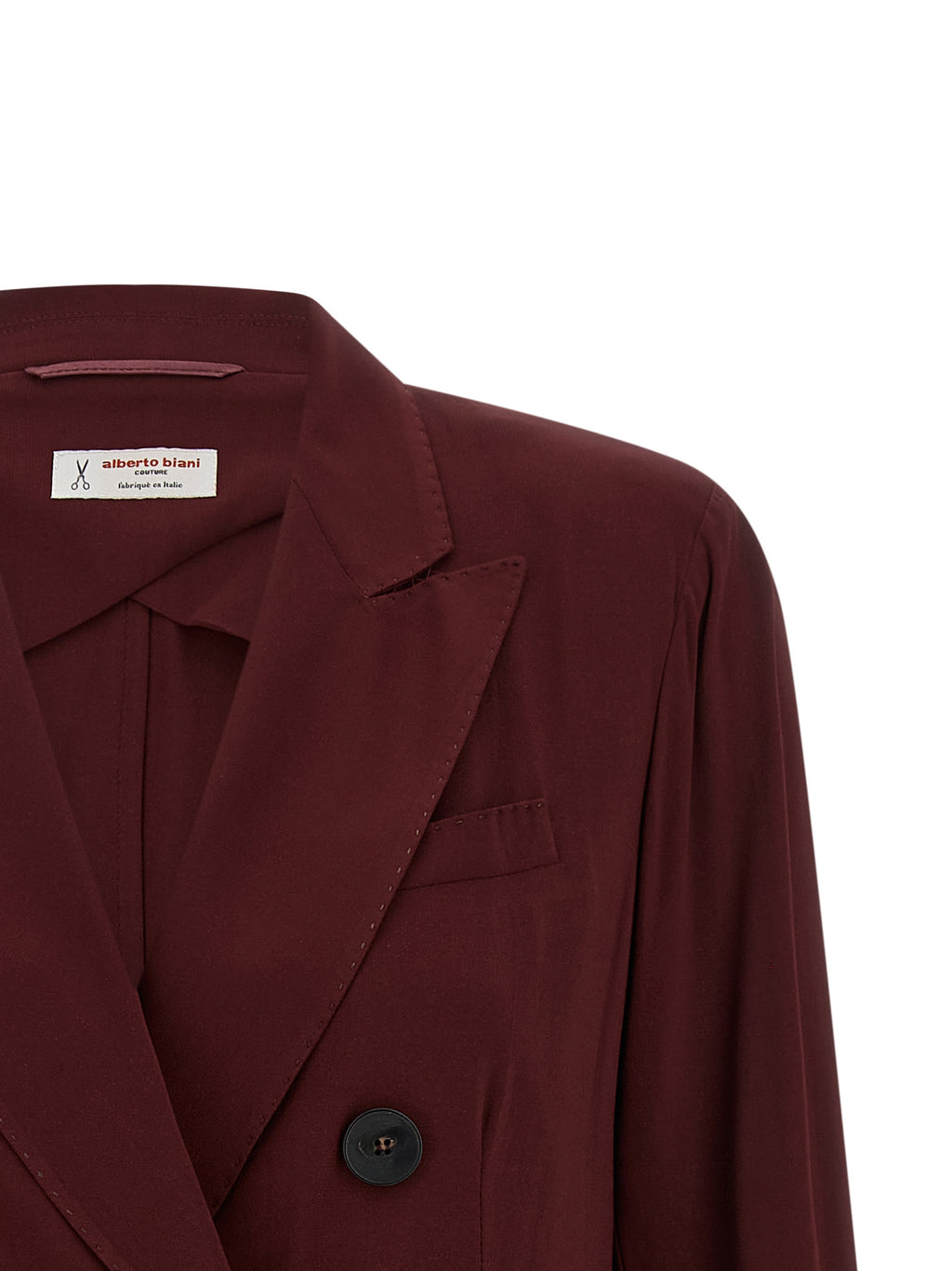 Bordeaux Viscose Blazer