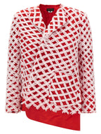 Multicolor Polyester Blazer