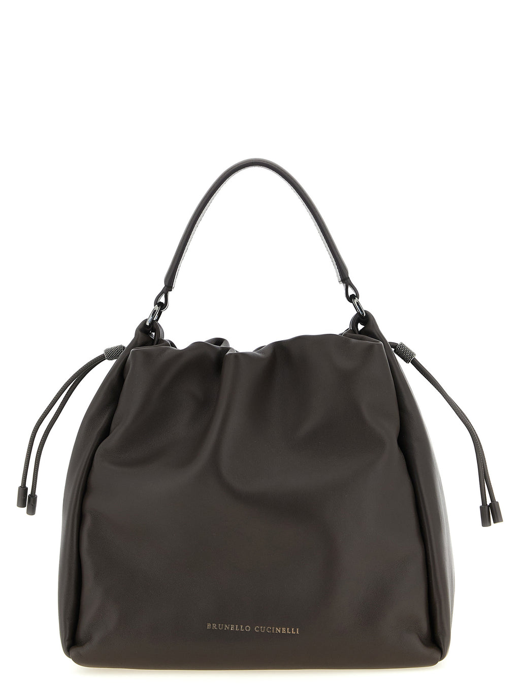 Brown Lamb Leather Handbag