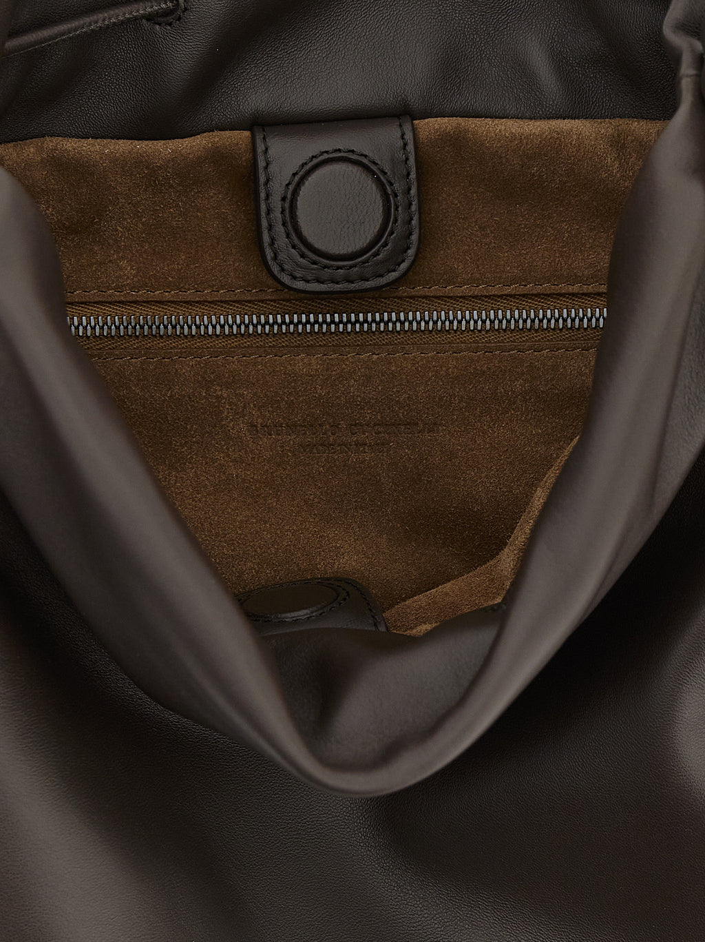 Brown Lamb Leather Handbag