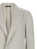 Gray Virgin Wool Blazer