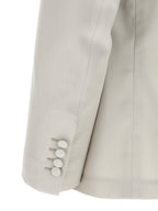Gray Virgin Wool Blazer