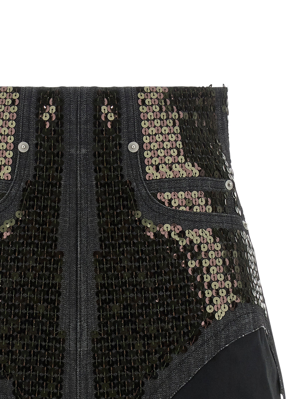 Black Cotton Bermuda Shorts