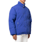 Blue Polyamide Full-Length Jacket