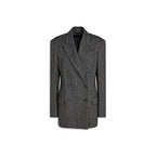 Black Elastane Blazer