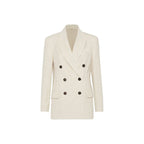 White Cotton Blazer