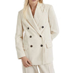 White Cotton Blazer
