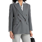 Gray Virgin Wool Blazer