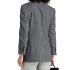 Gray Virgin Wool Blazer