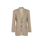 Beige Cashmere Blazer