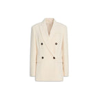White Cotton Blazer