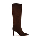 Brown Calf Leather Bos Taurus High Heel Boots