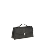 Black Calf Leather Bos Taurus Handbag