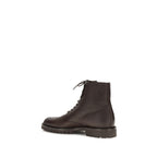 Brown Calf Leather Bos Taurus Lace-Up Boots