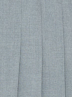 Gray Wool Long Skirt