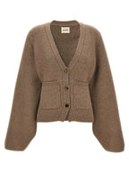 Brown Cashmere Cardigan