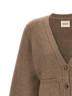 Brown Cashmere Cardigan