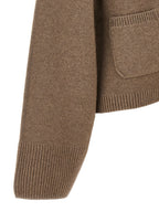 Brown Cashmere Cardigan
