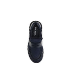 Blue Calf Leather Bos Taurus Athletic Sneakers
