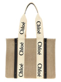 Beige Calfskin Tote Bag
