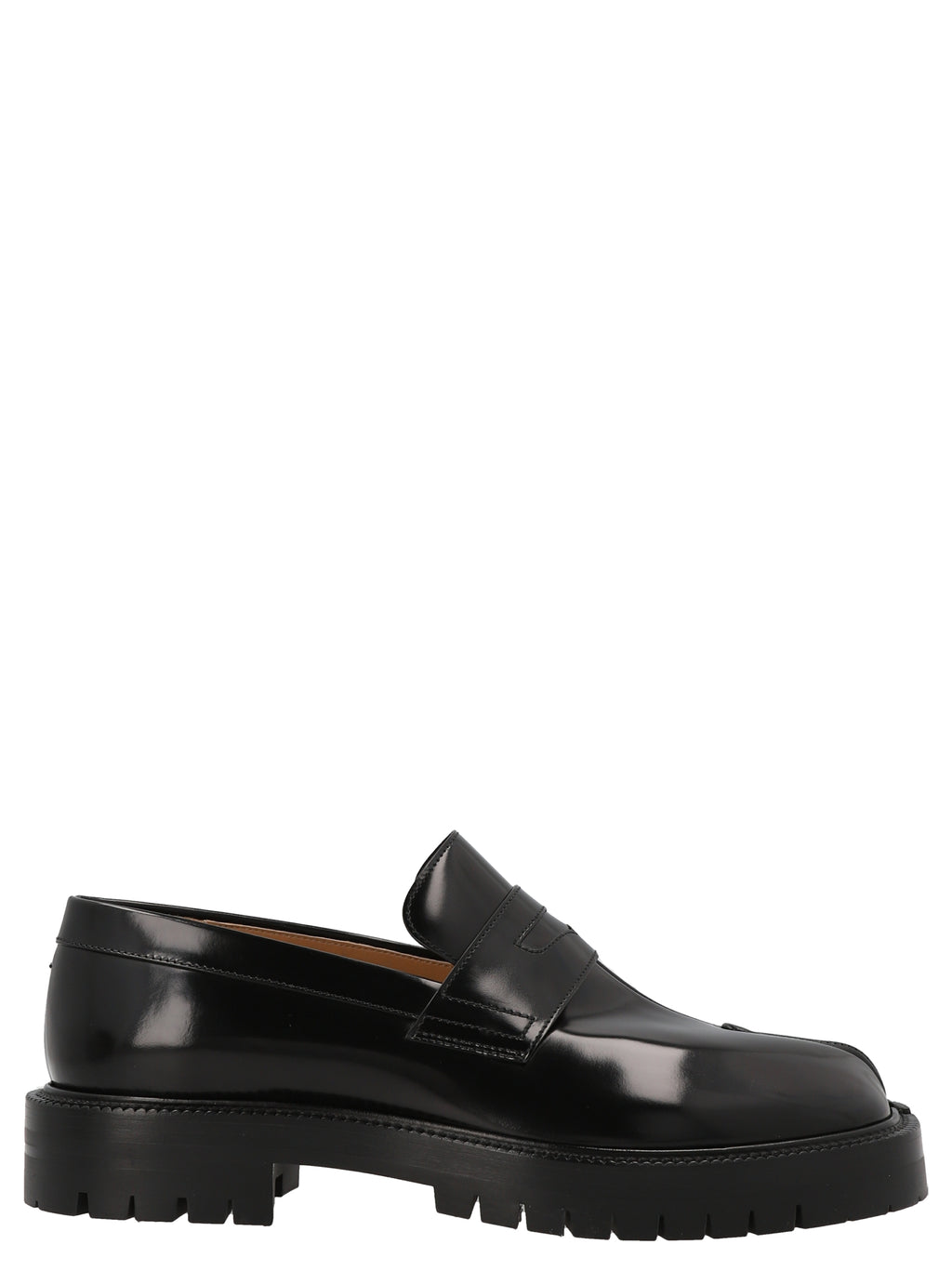 Black Calfskin Slip-On Loafers