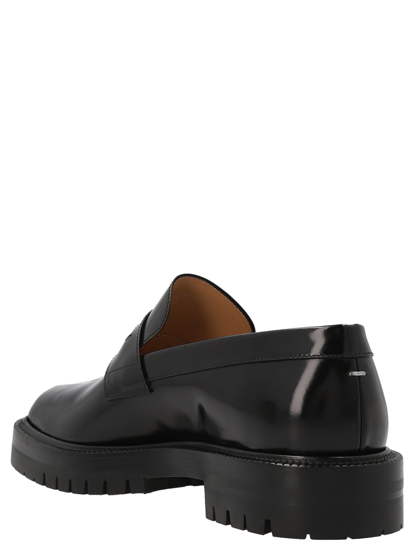 Black Calfskin Slip-On Loafers
