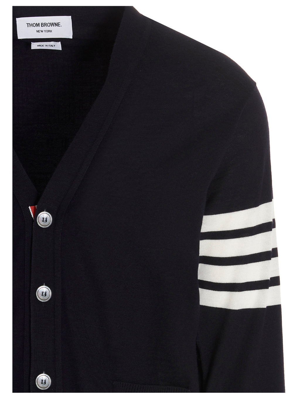 Blue Merino Wool Cardigan